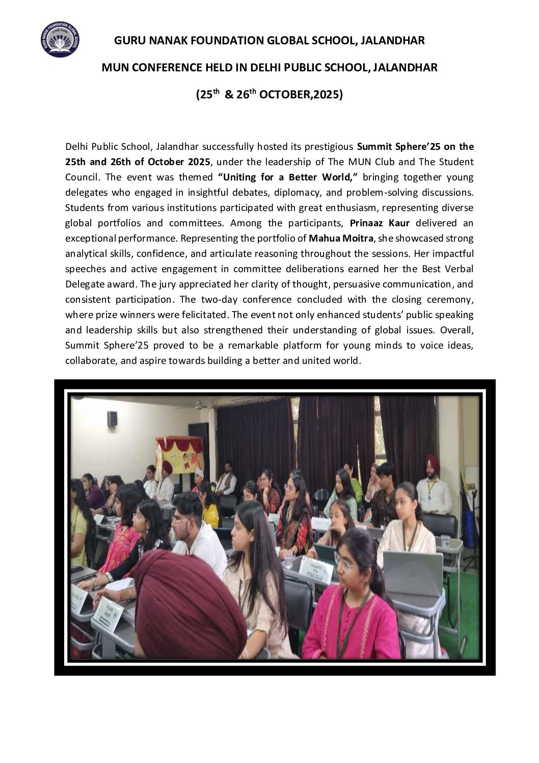 NEW WRITE UP FROM 25th Oct to 18th Nov
